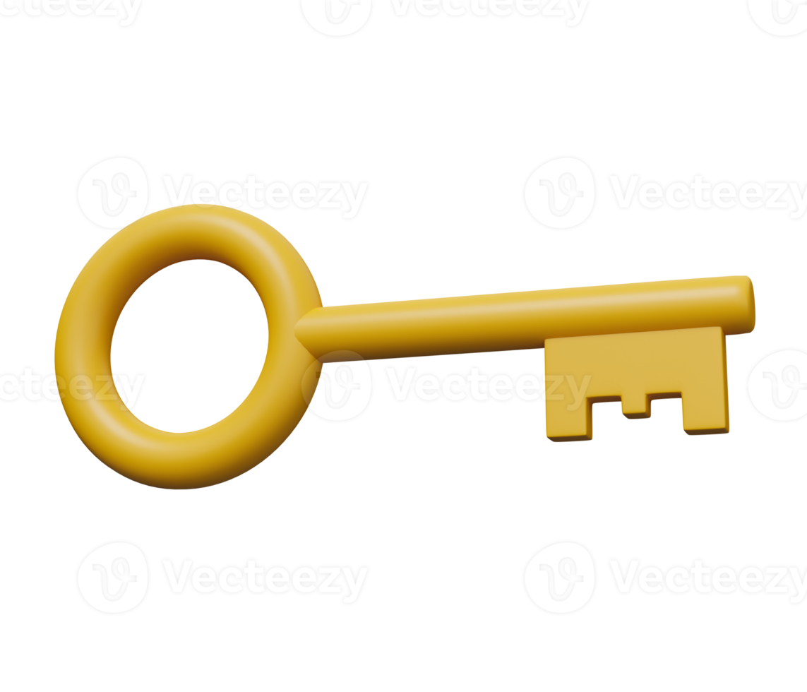 key 3d icon png