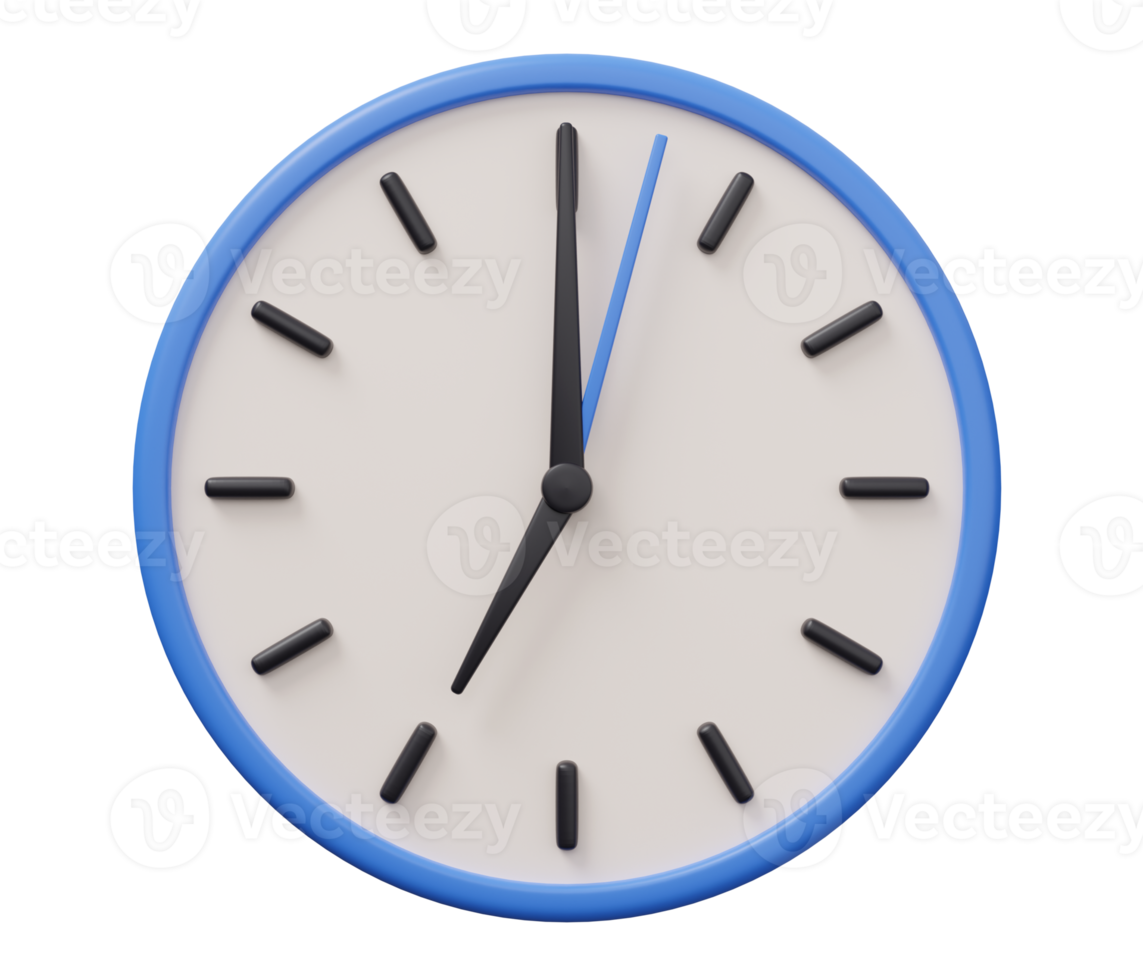 icono de reloj 3d png