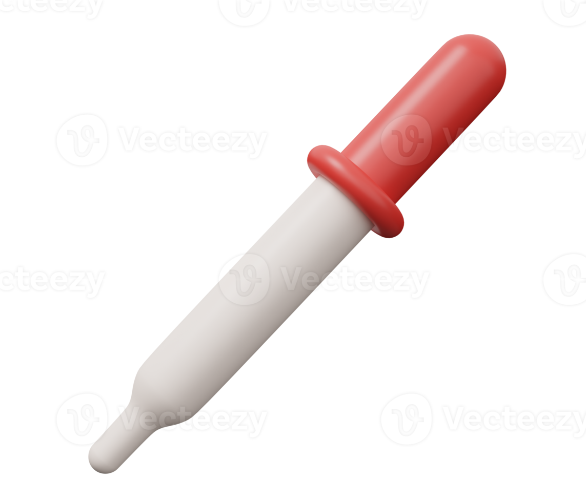 pipette dropper 3d icon png