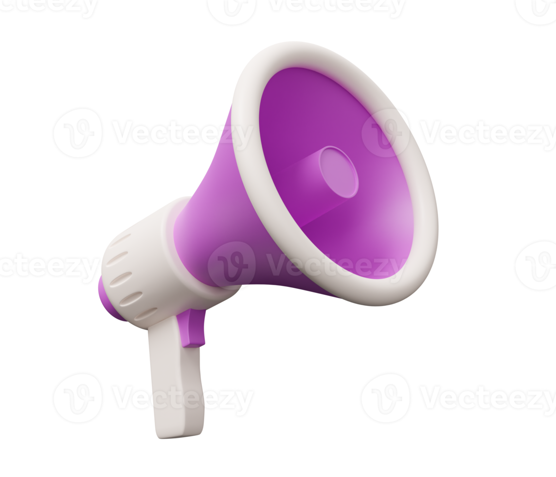 megaphone 3d icon png