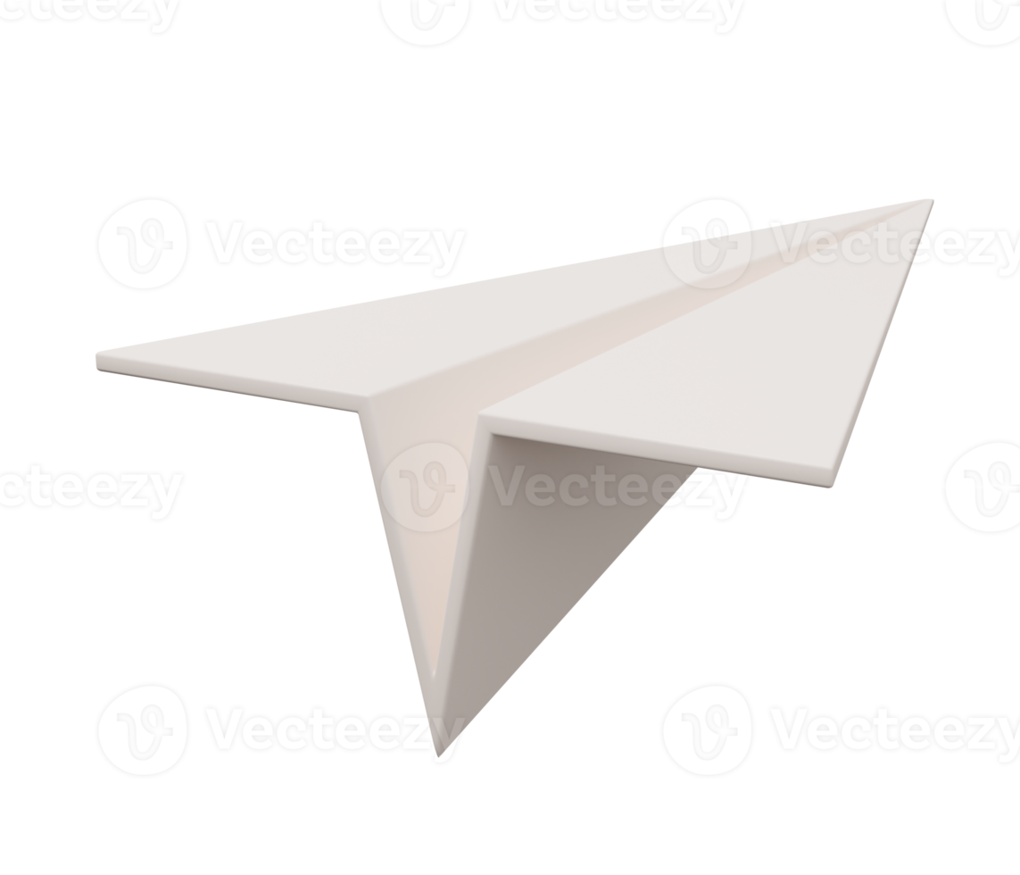 paper plane 3d png