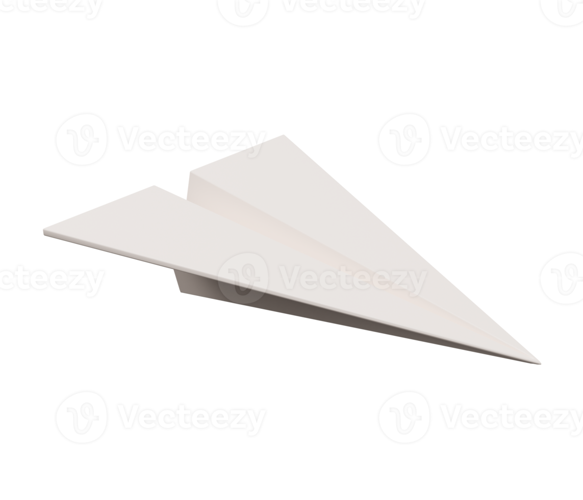 paper plane 3d png