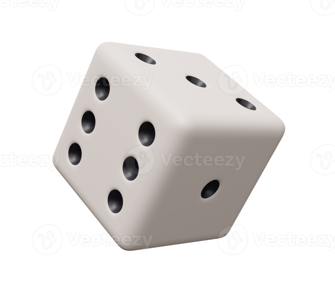 Dobbelsteen spel kubus 3d png