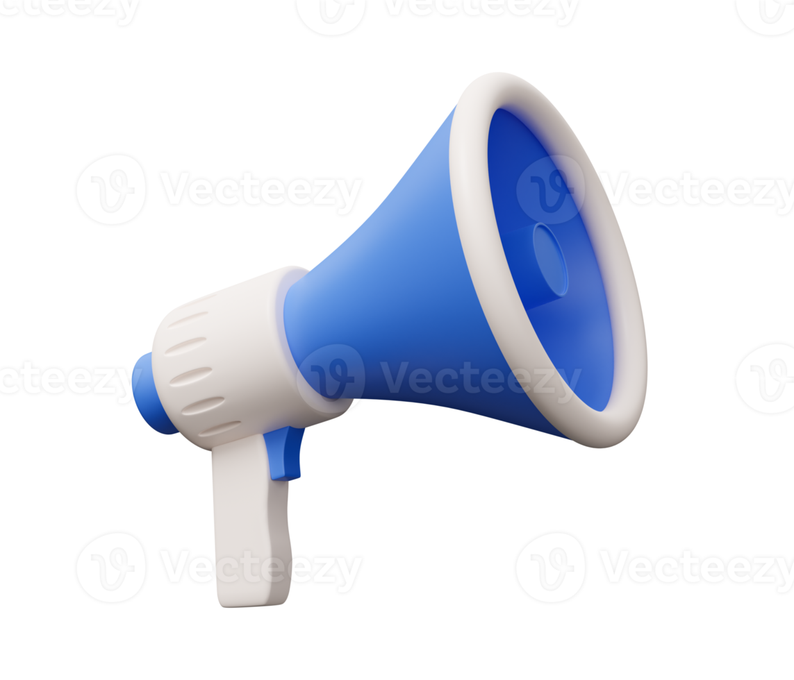 megaphone 3d icon png