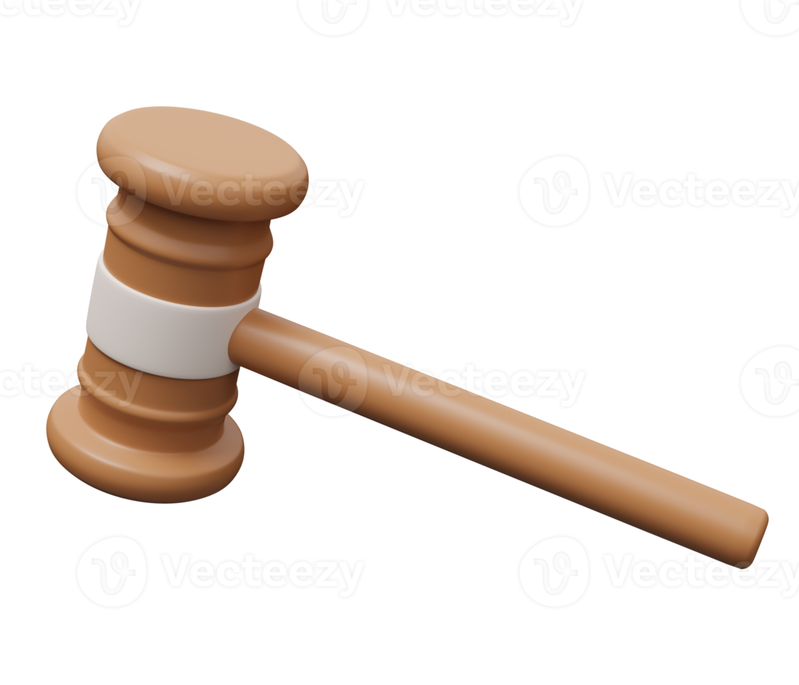 judges hammer 3d png