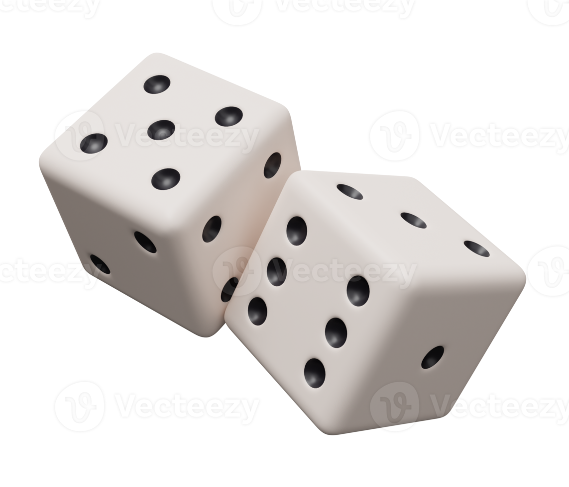 dice game cube 3d png