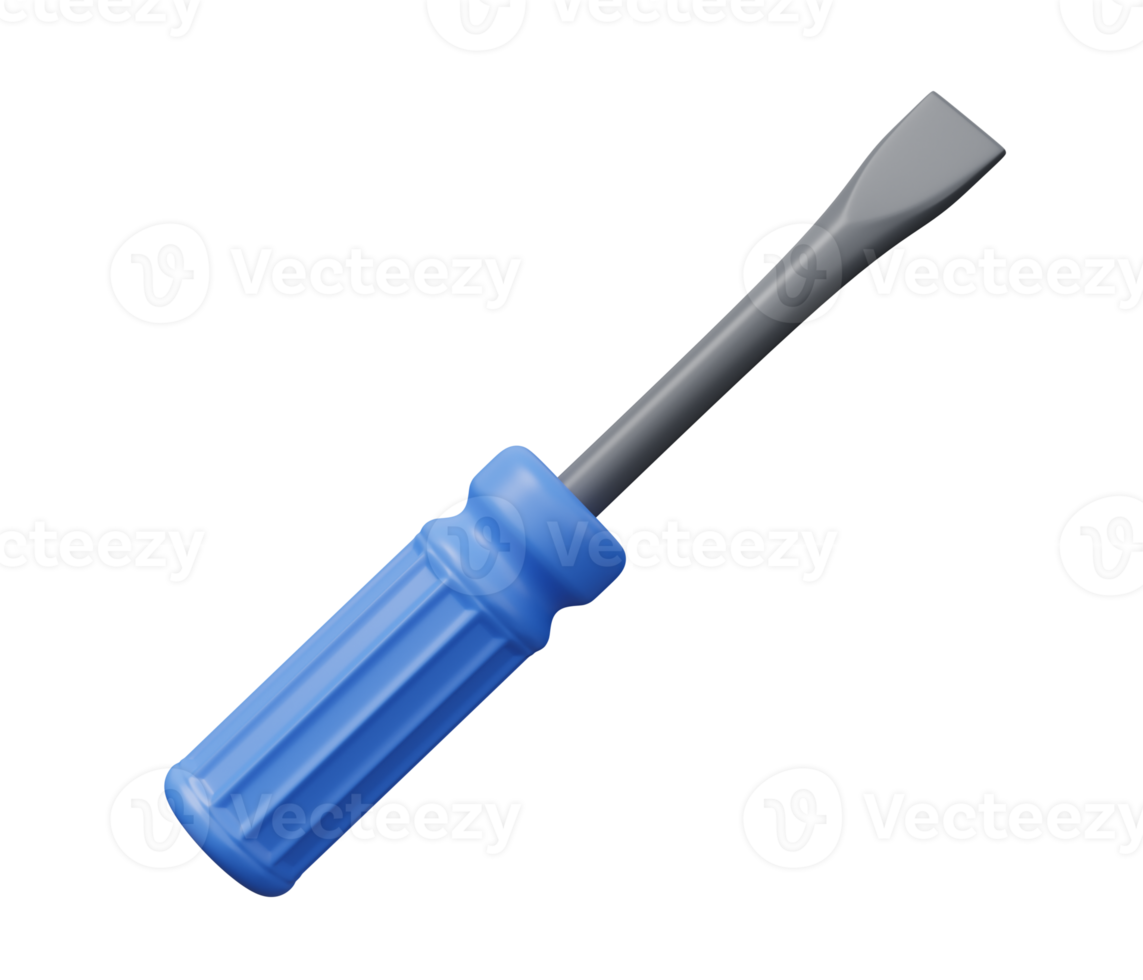 screwdriver flathead 3d icon png