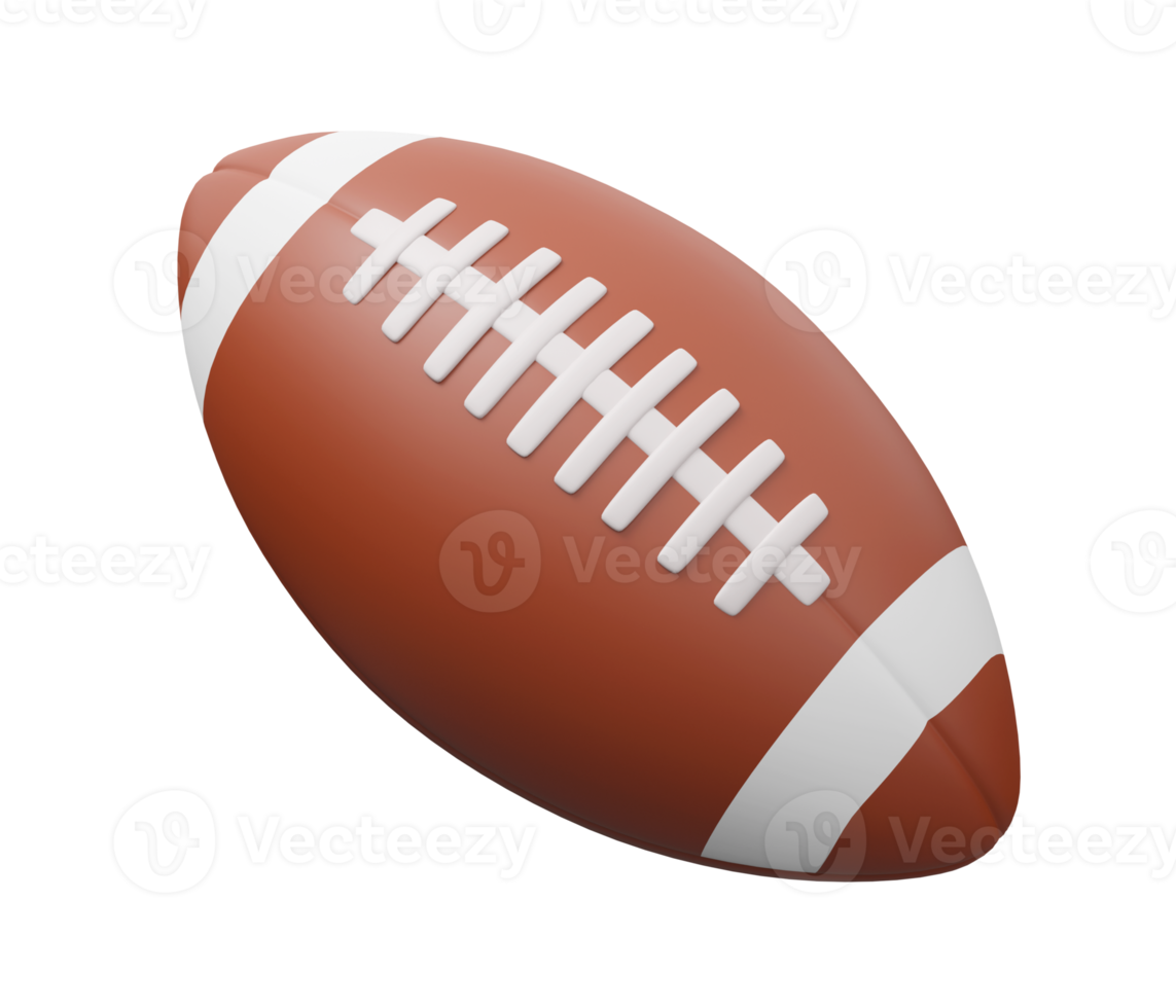 rugby ball 3d icon png