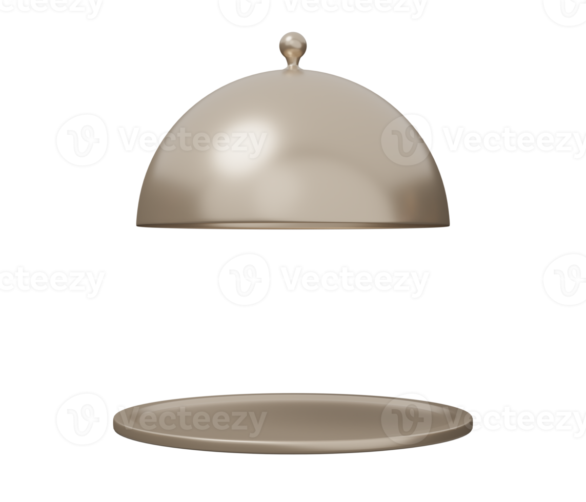 open tray cloche 3d icon png