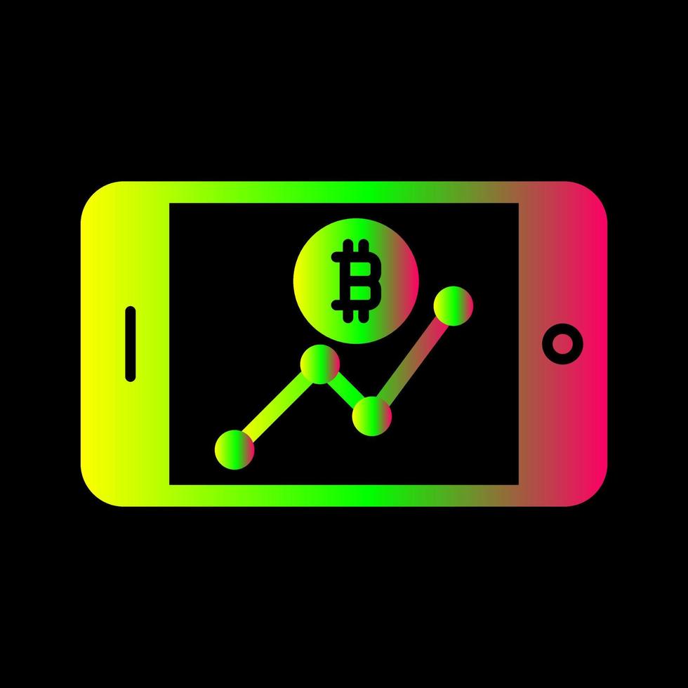 Line Chart Vector Icon