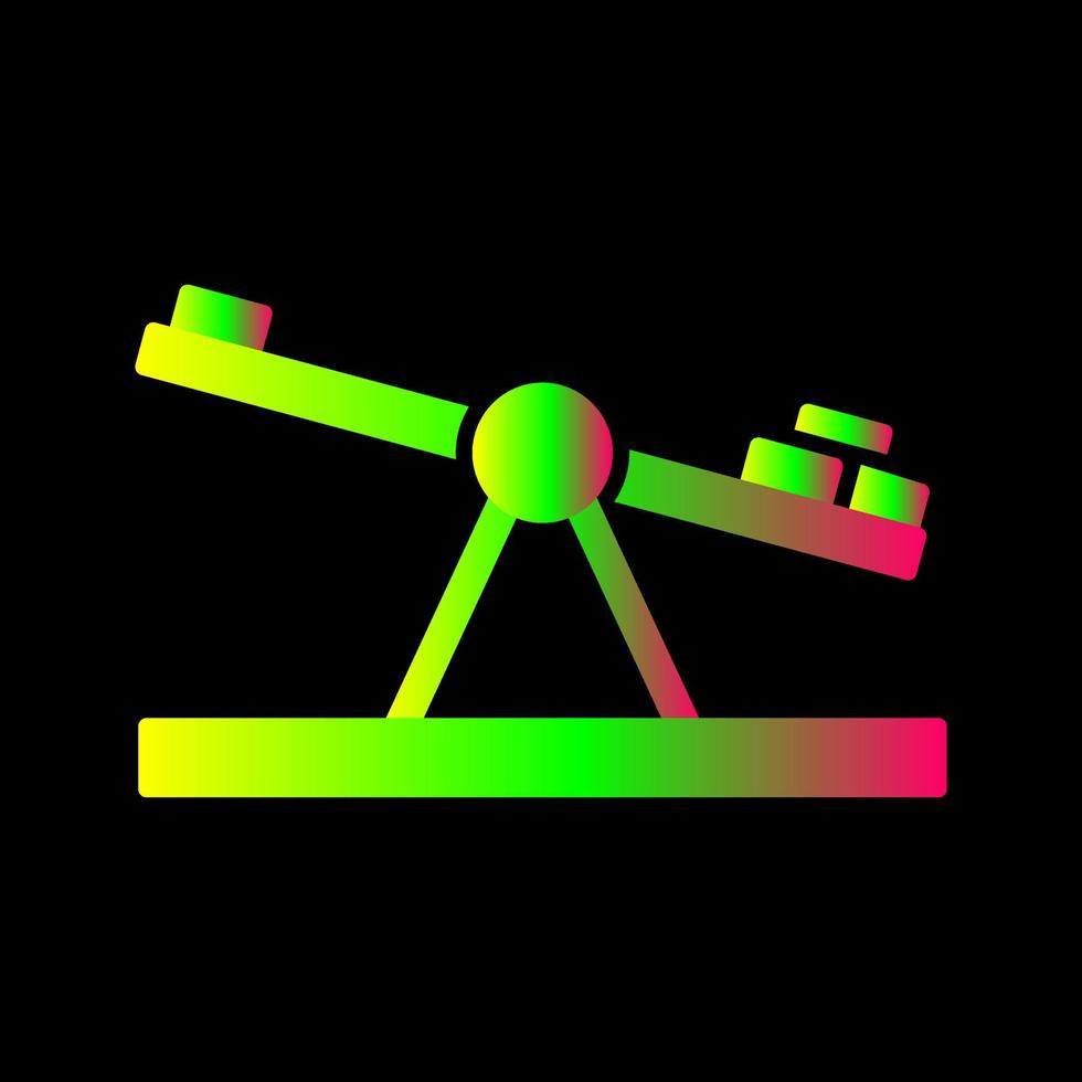Seesaw  Unique Vector Icon