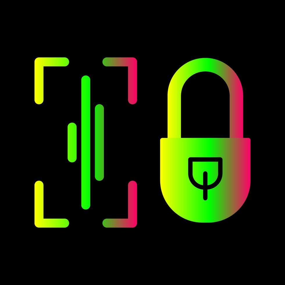 Voice Lock Unique Vector Icon
