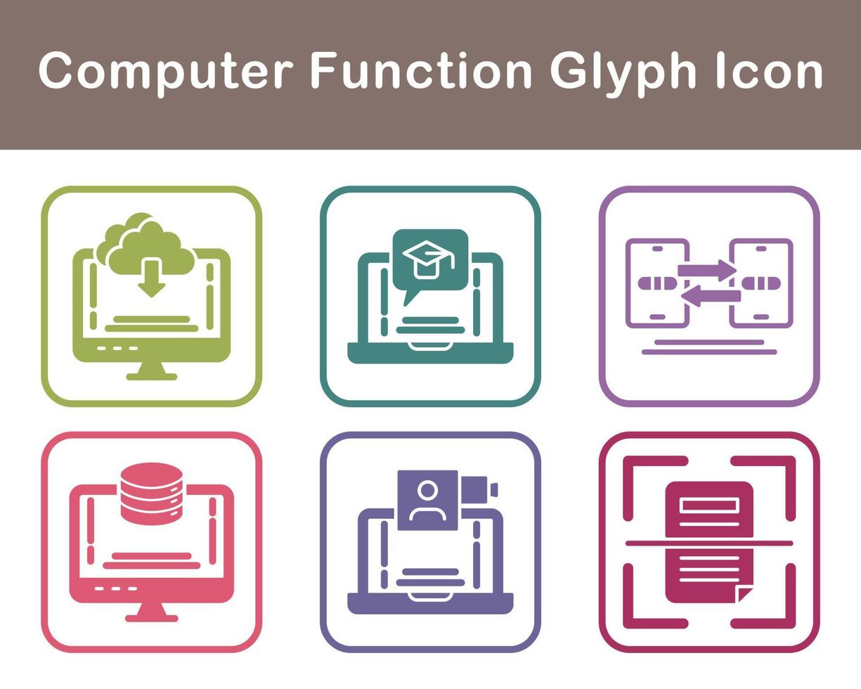 Computer Function Vector Icon Set 21456807 Vector Art at Vecteezy