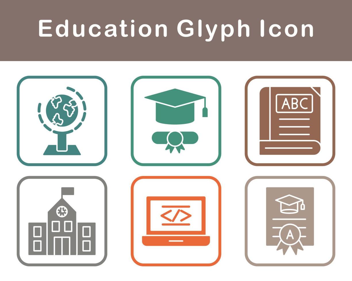 Education Vector Icon Set