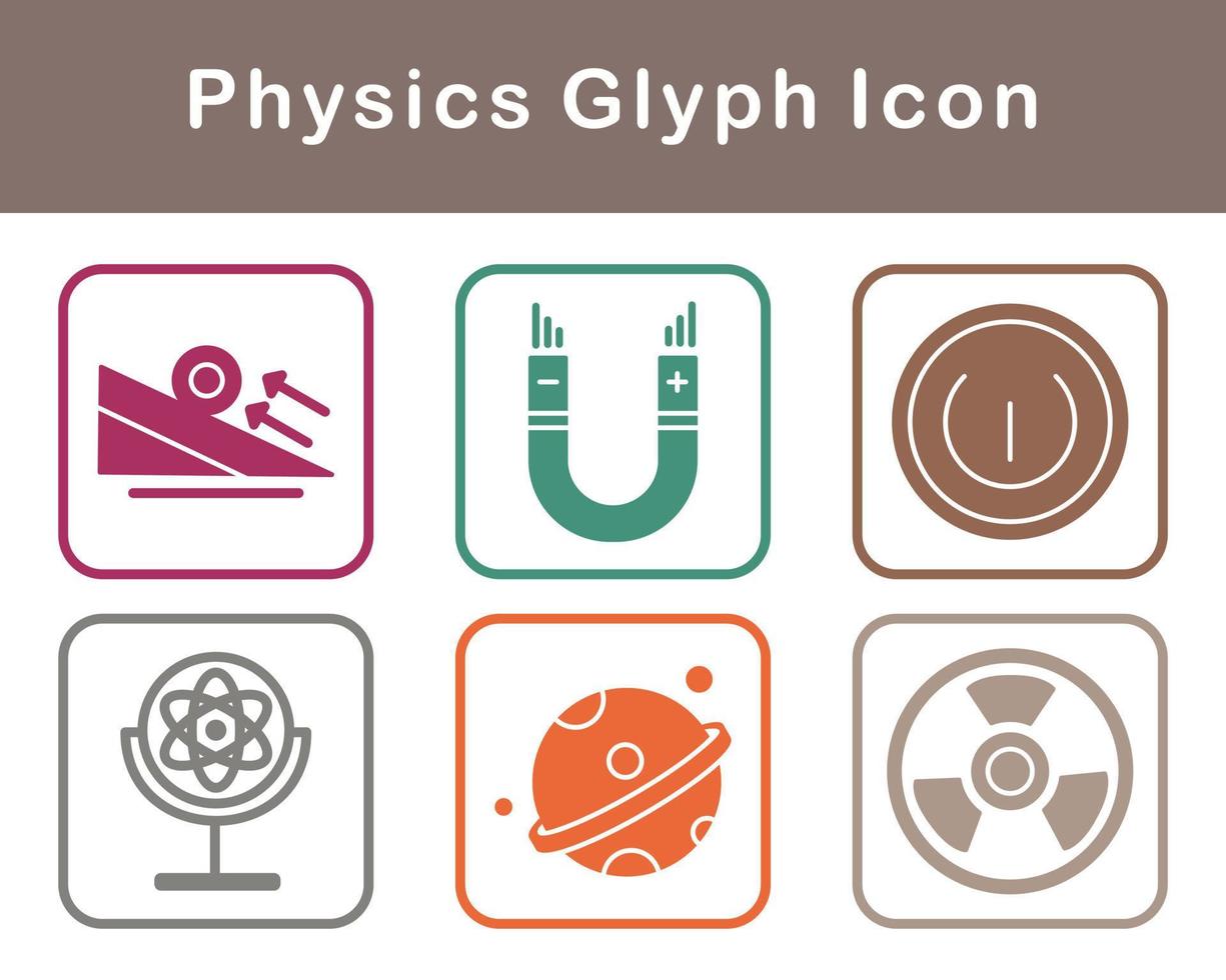 Physics Vector Icon Set