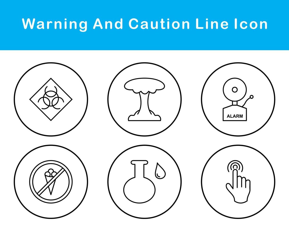 Warning And Caution Vector Icon Set