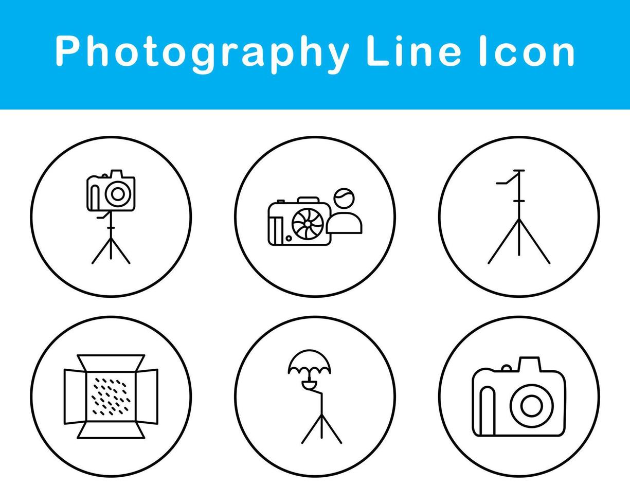 Photography Vector Icon Set