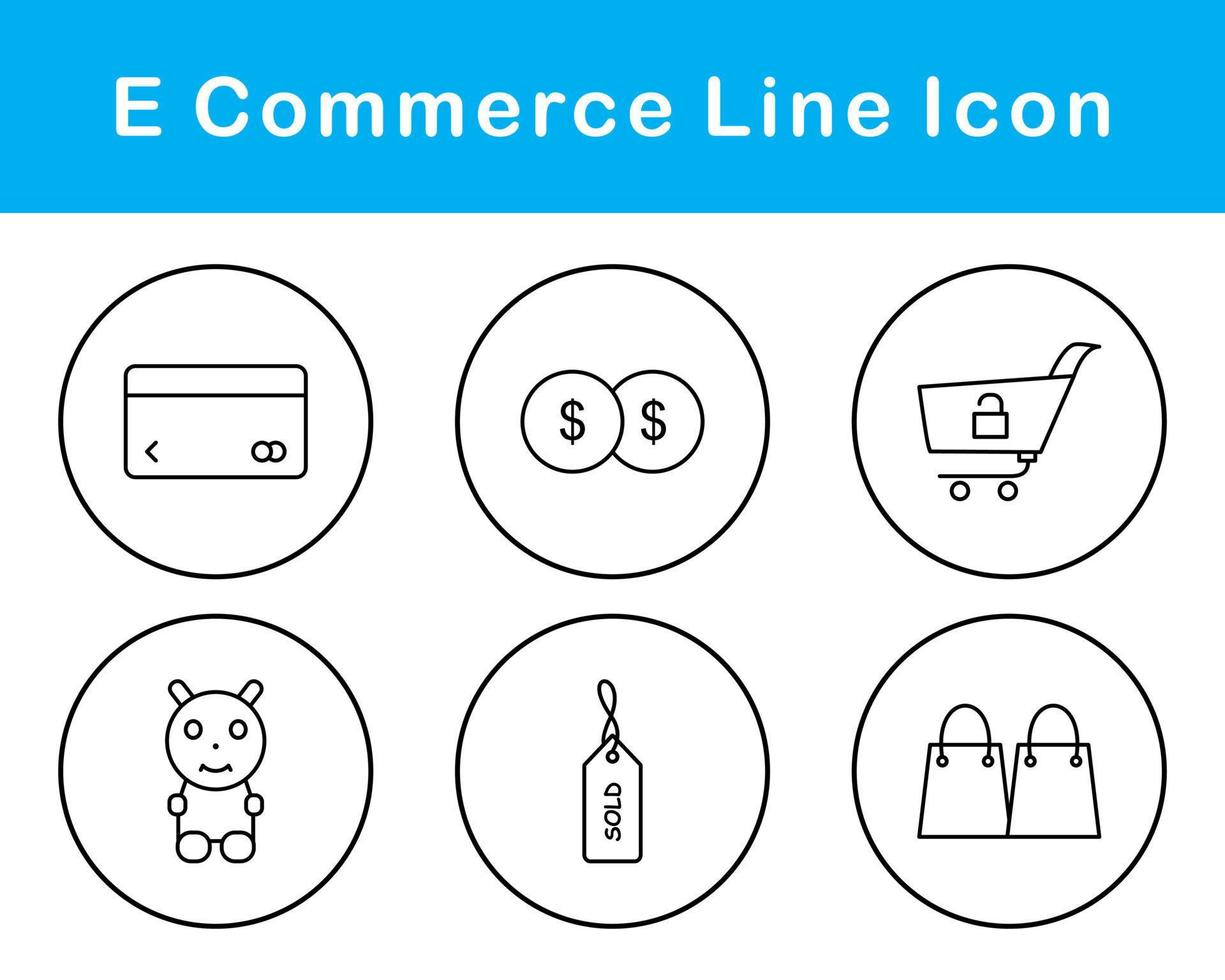 E Commerce Vector Icon Set