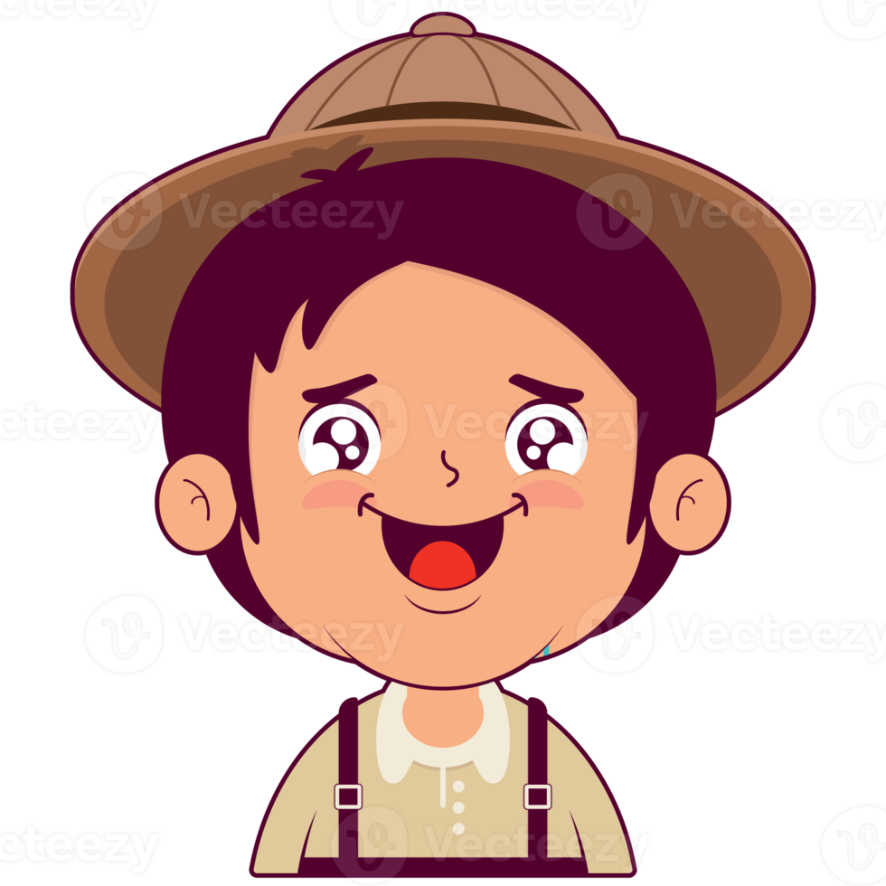 boy happy face cartoon cute 21456958 PNG