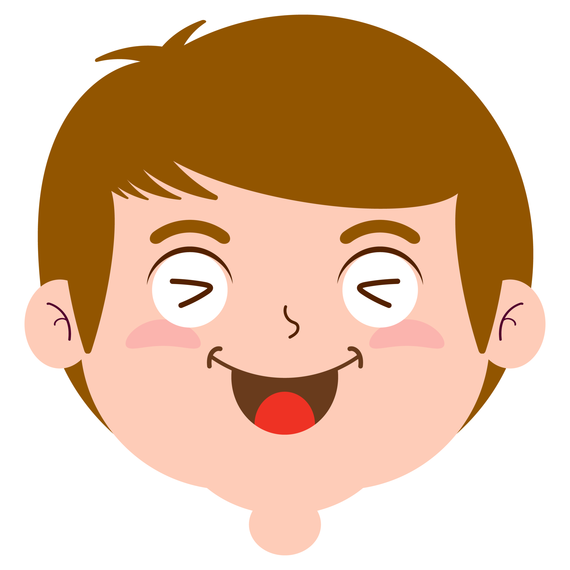 happy face cartoon clip art