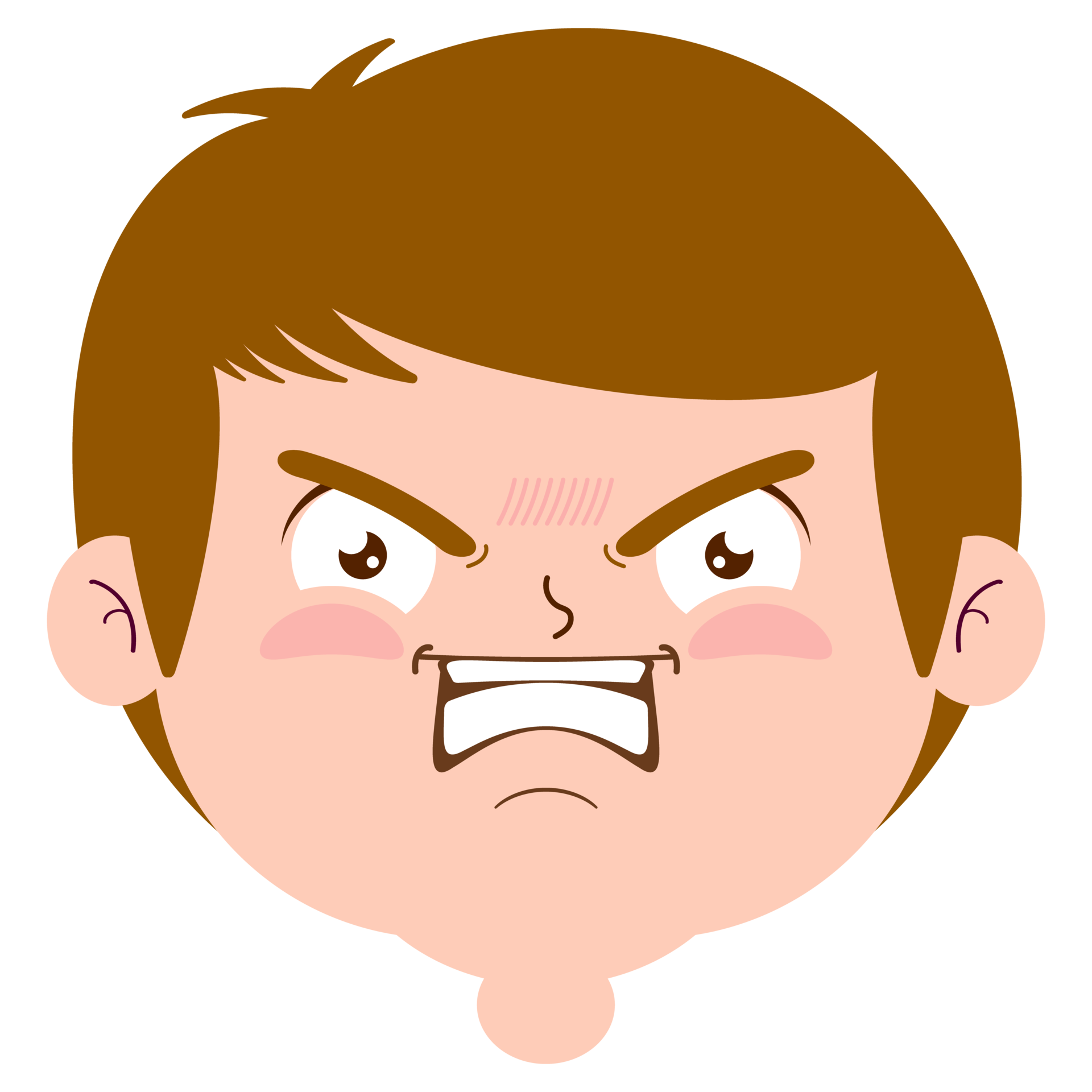 Angry Cartoon Faces Clip Art