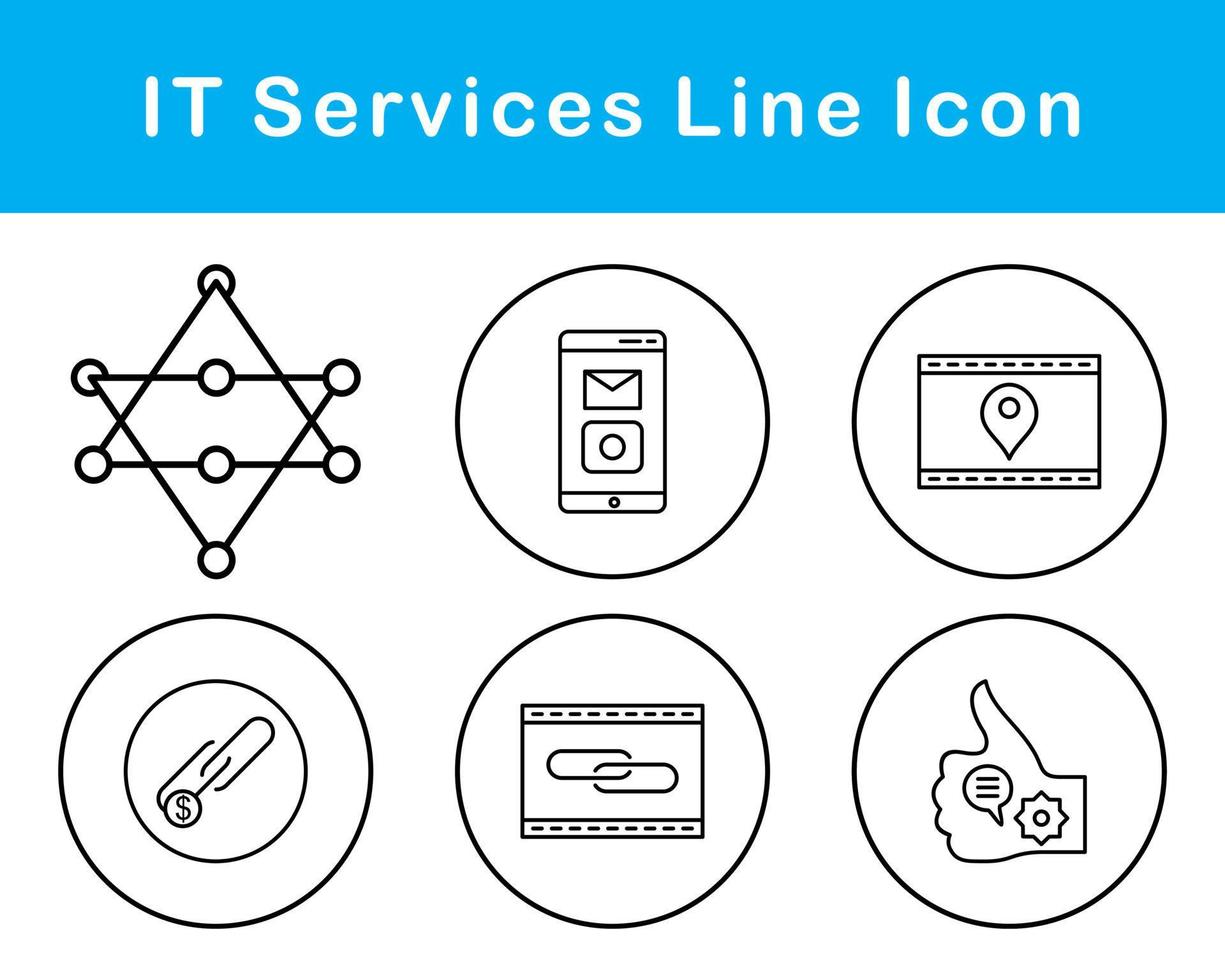 IT Services Vector Icon Set