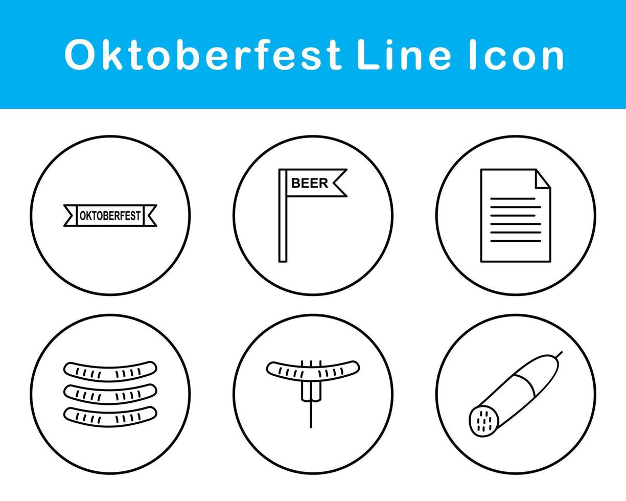 Oktoberfest Vector Icon Set