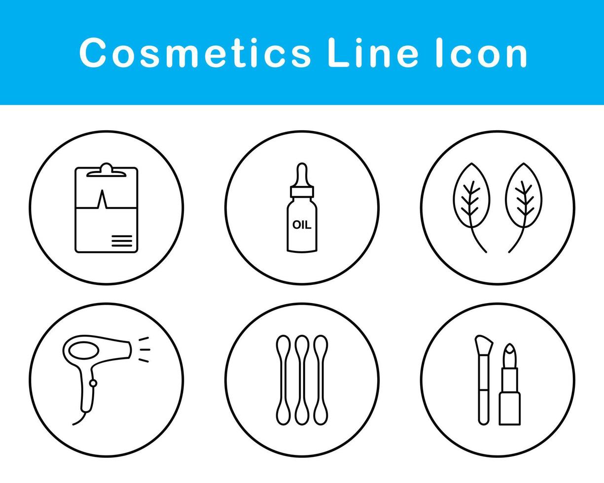 Cosmetics Vector Icon Set