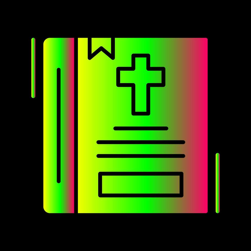 icono de vector de biblia