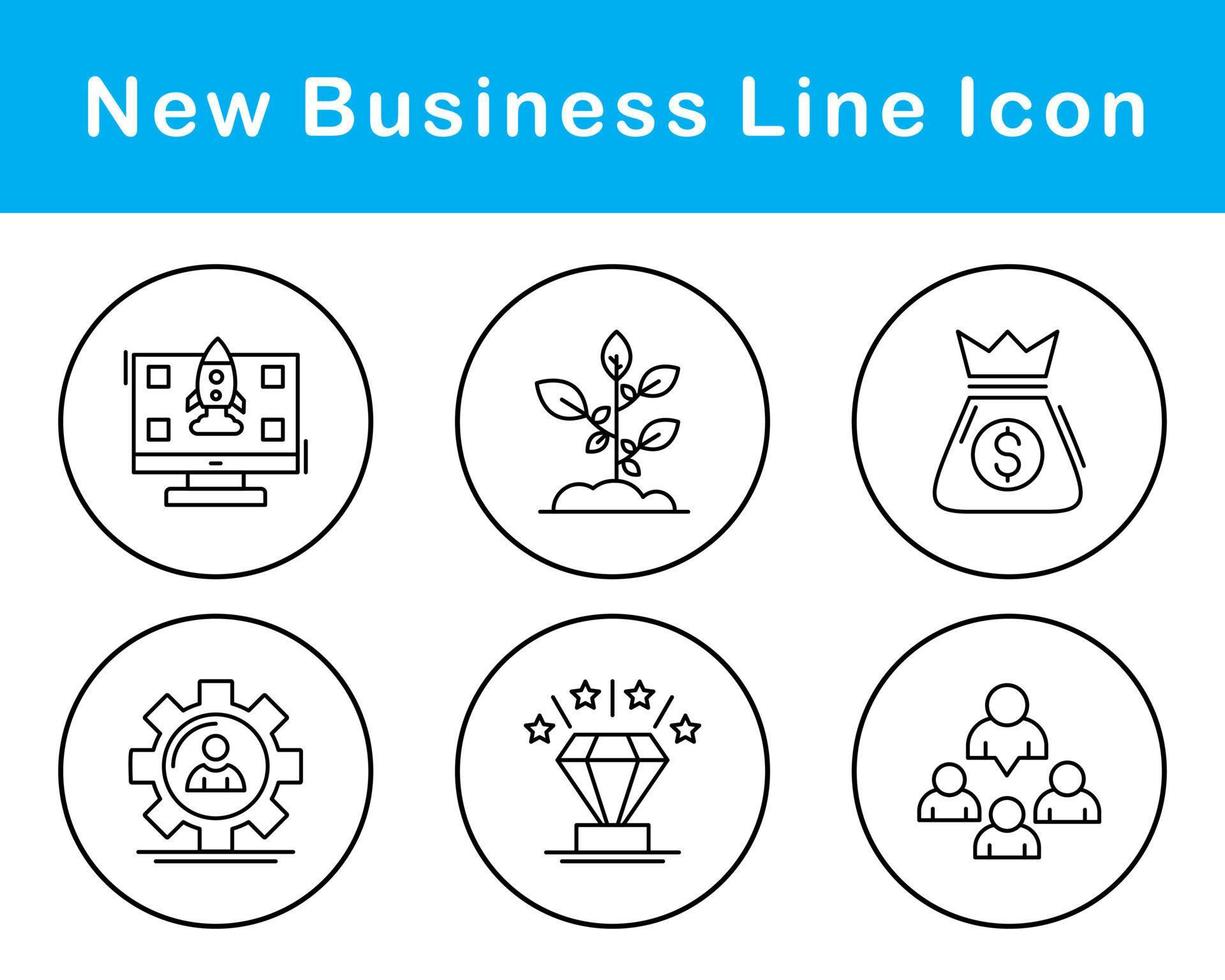 New Business Vector Icon Set