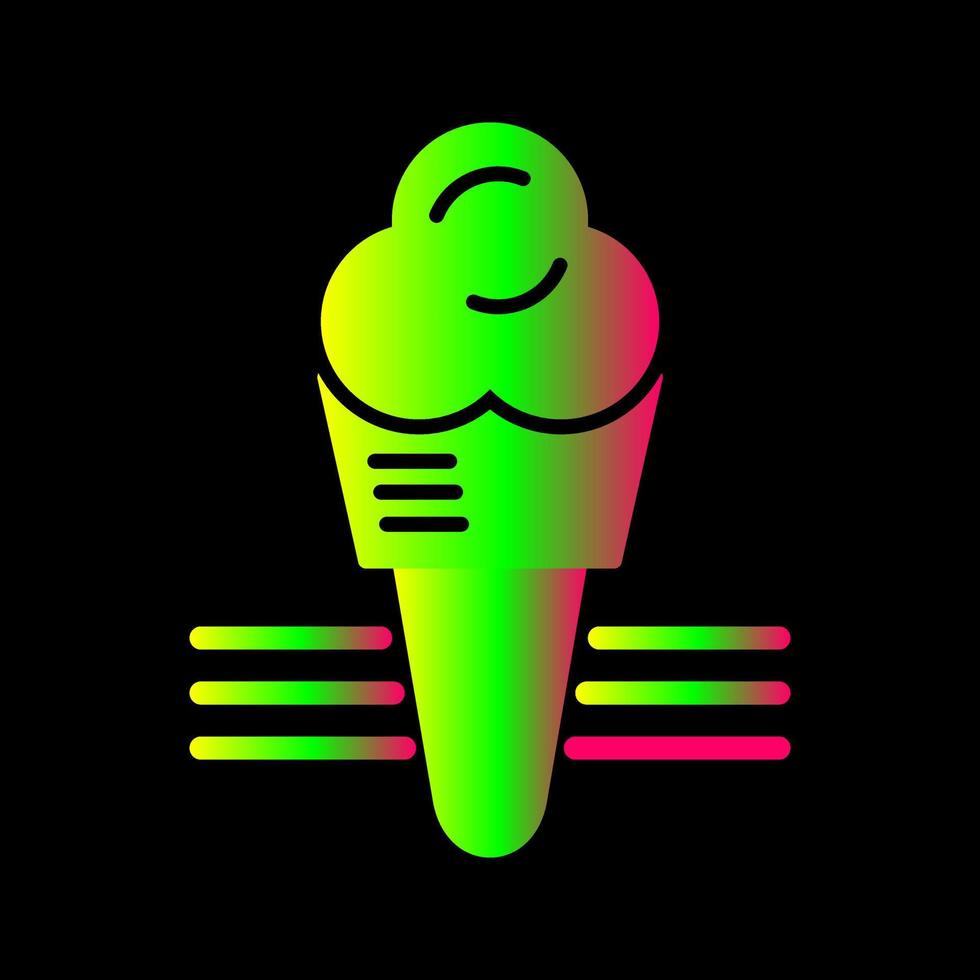 icono de vector de helado