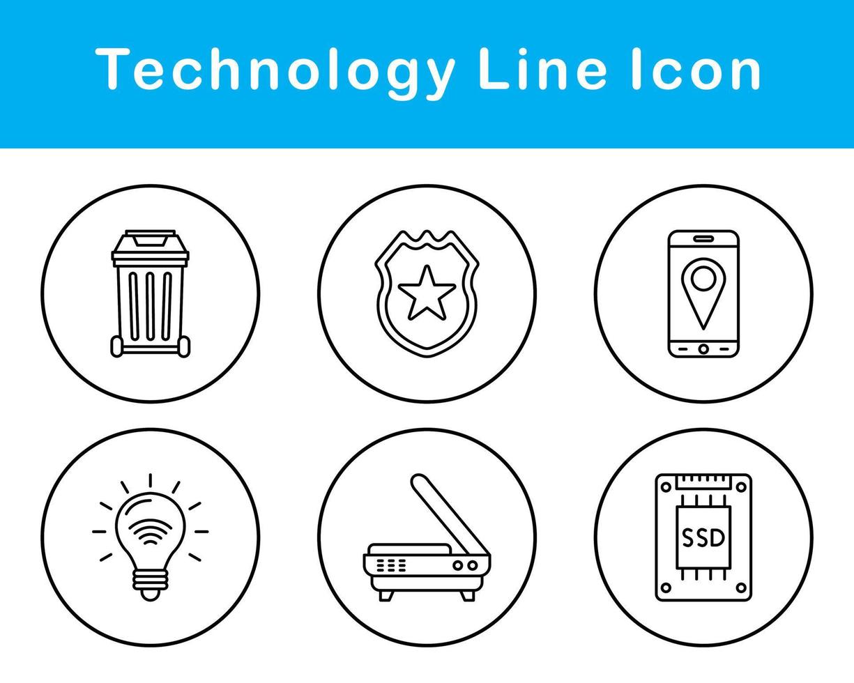 Technology Vector Icon Set