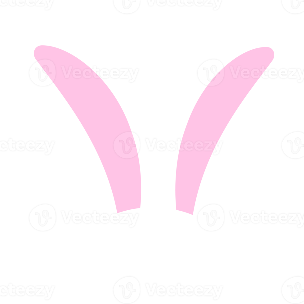 Rabbit ears headband png