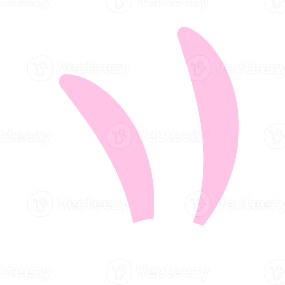 Rabbit ears headband png
