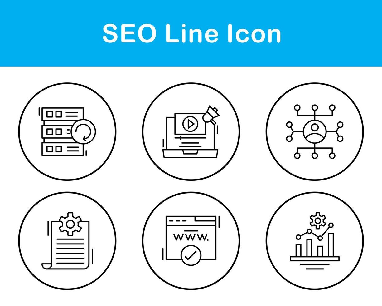 SEO Vector Icon Set