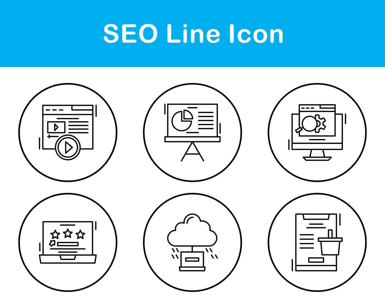 SEO Vector Icon Set