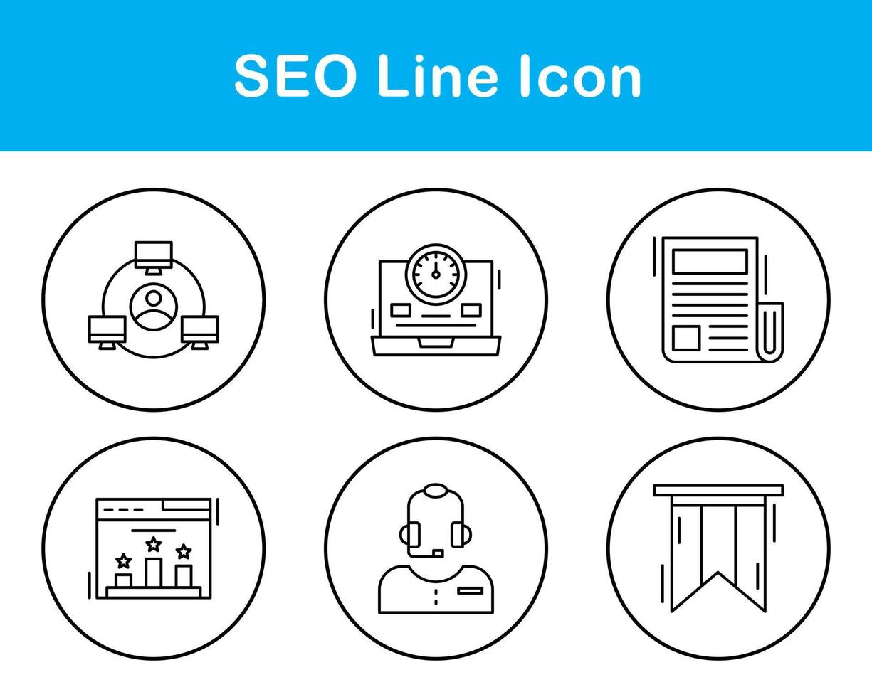 SEO Vector Icon Set