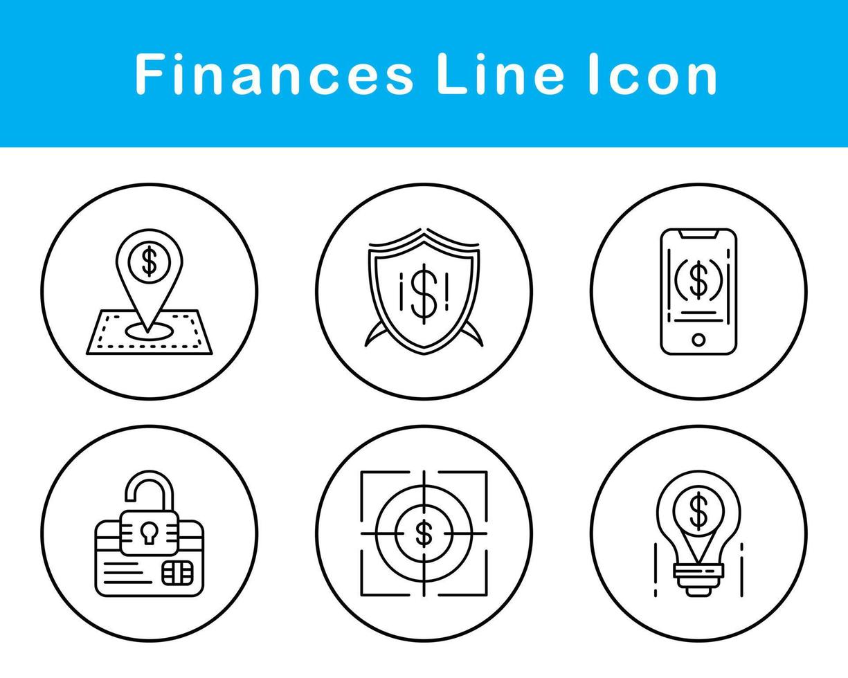 Finances Vector Icon Set