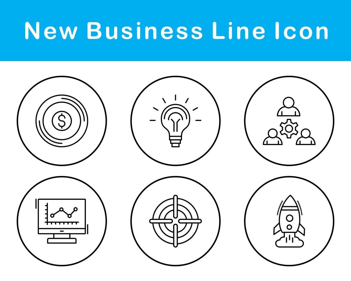 New Business Vector Icon Set