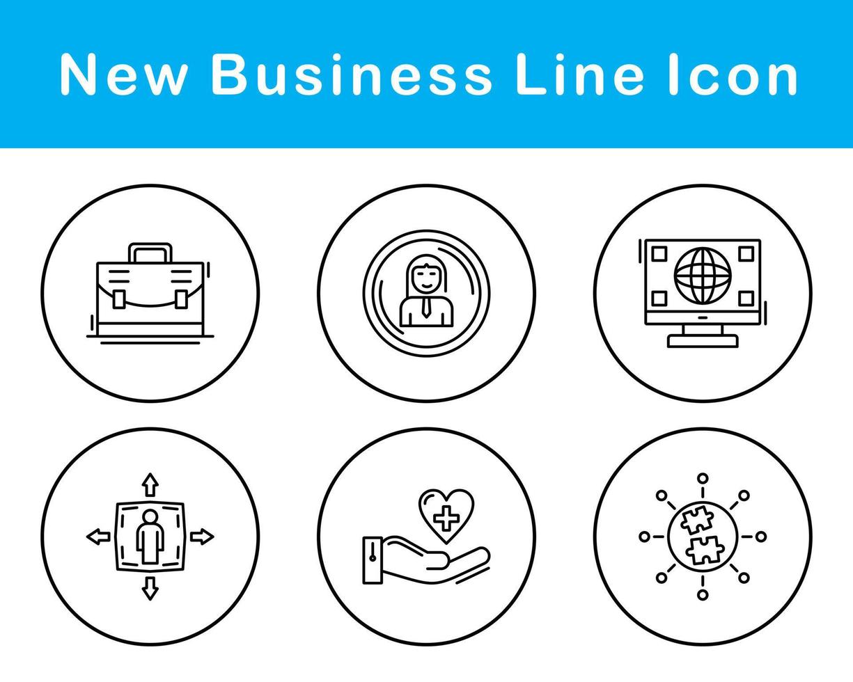 New Business Vector Icon Set