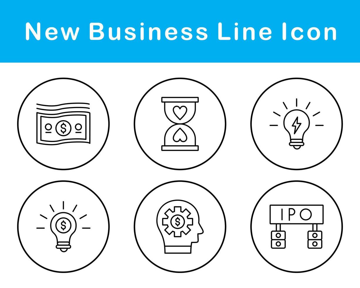 New Business Vector Icon Set
