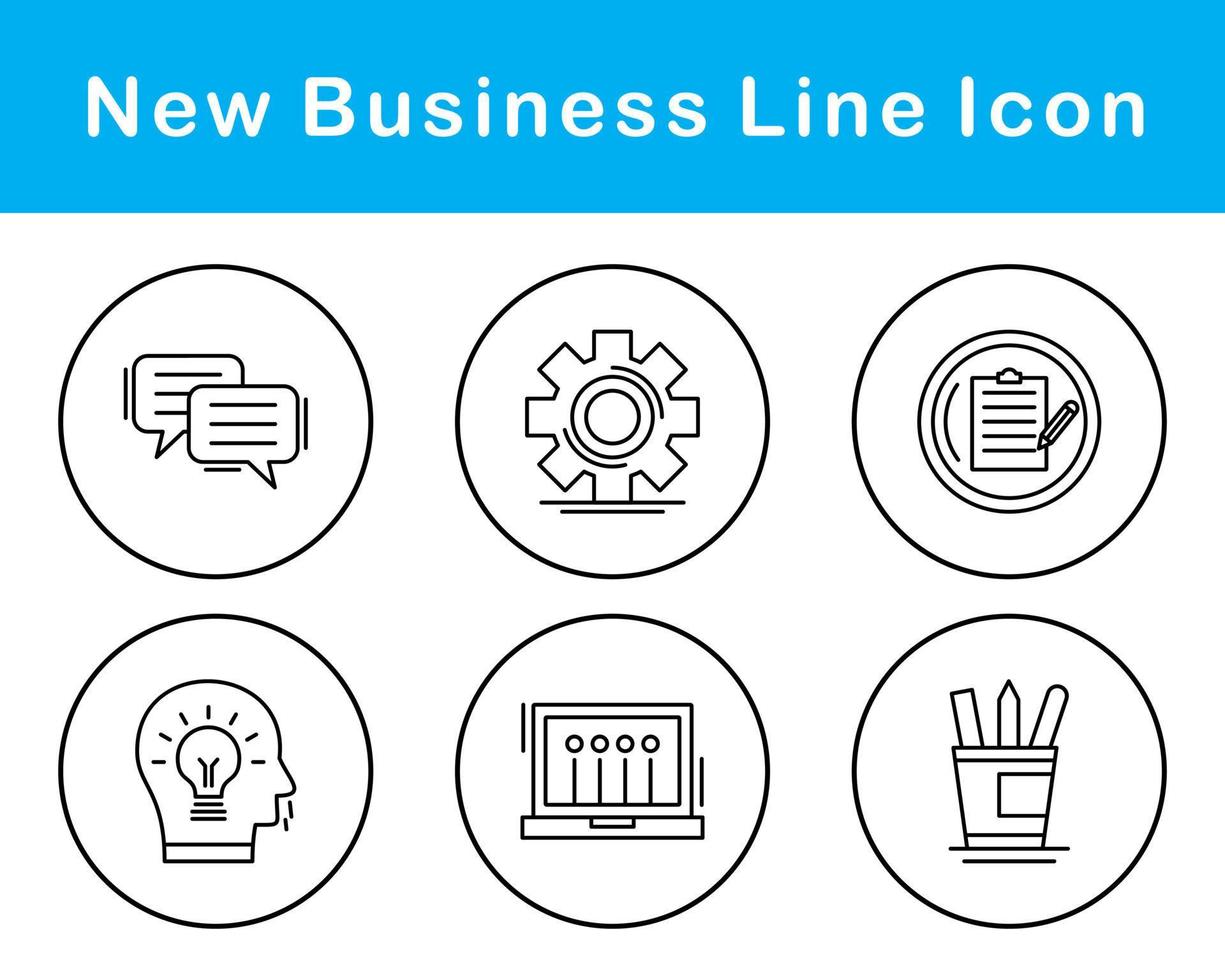 New Business Vector Icon Set