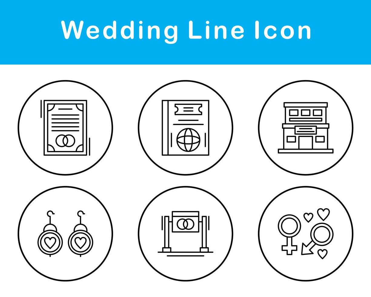 Wedding Vector Icon Set