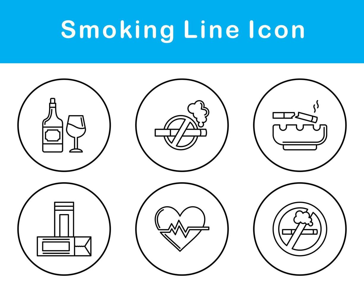 Smoking Vector Icon Set