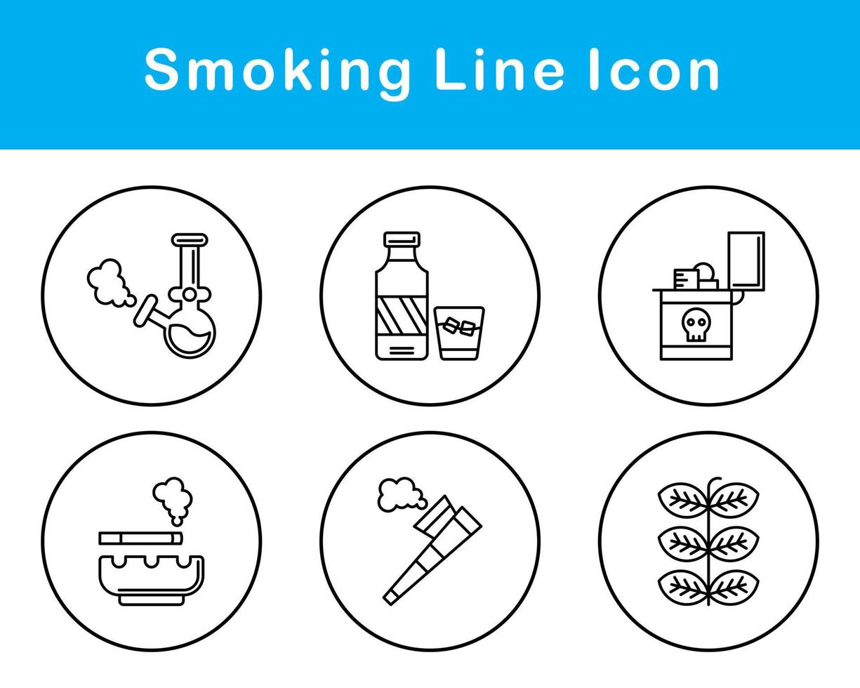 Smoking Vector Icon Set