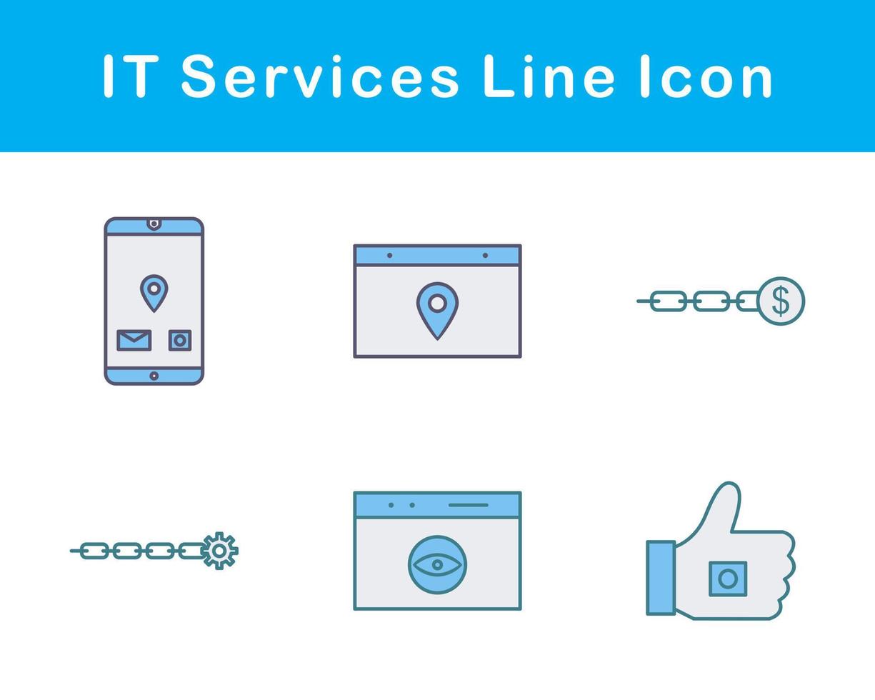 IT Services Vector Icon Set