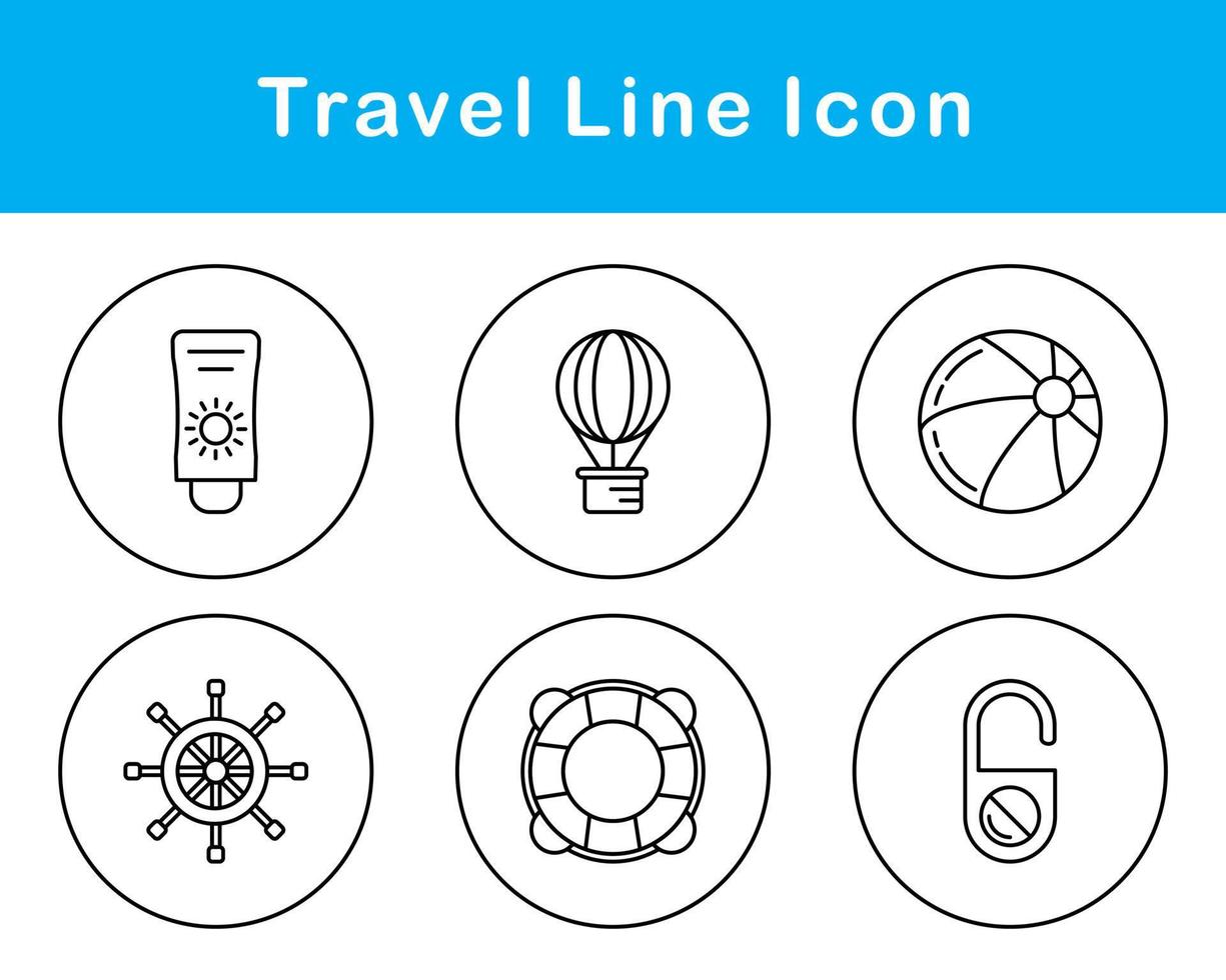 Travel Vector Icon Set