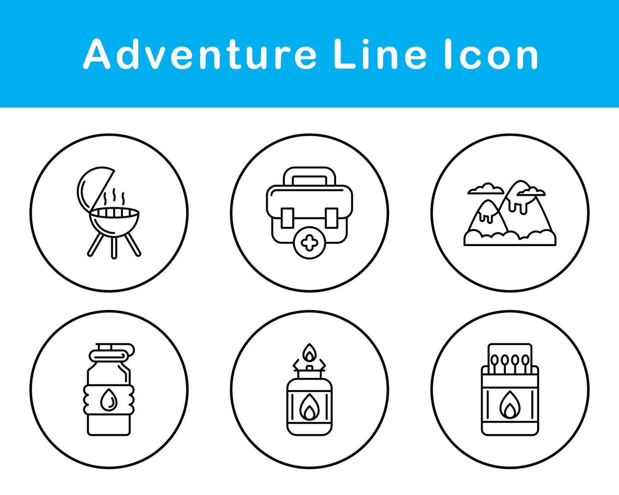Adventure Vector Icon Set