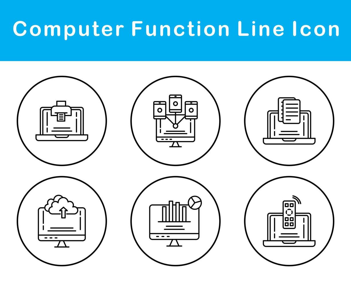 Computer Function Vector Icon Set 21458340 Vector Art at Vecteezy