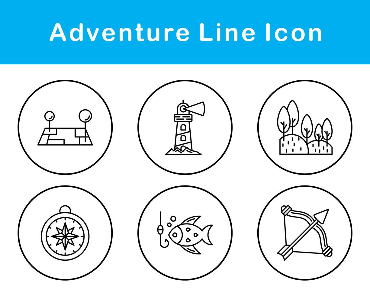 Adventure Vector Icon Set